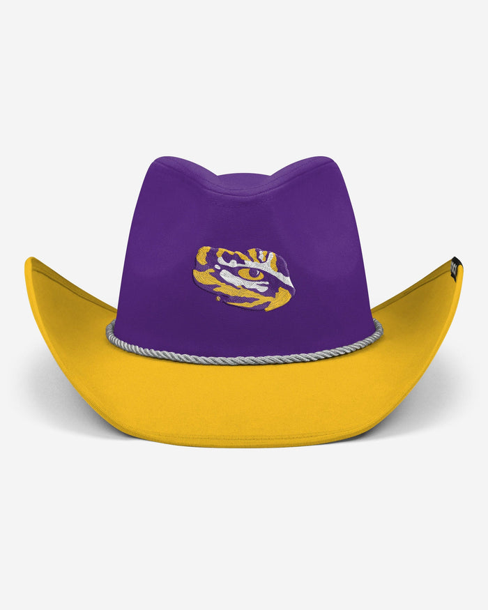 LSU Tigers Two Tone Cowboy Hat FOCO - FOCO.com