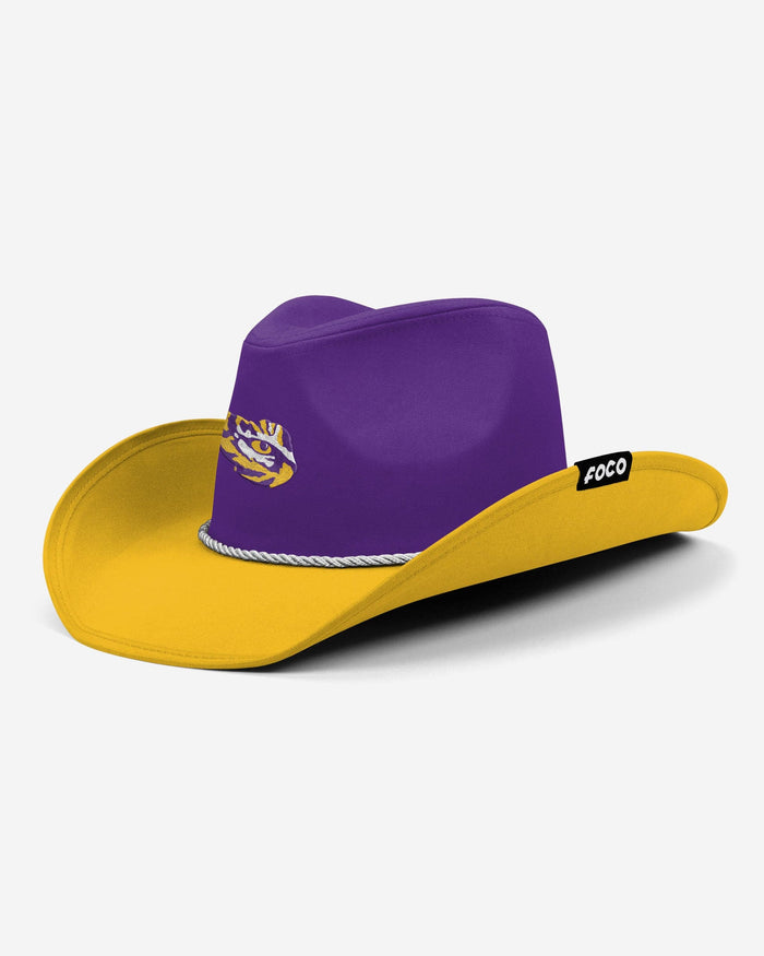 LSU Tigers Two Tone Cowboy Hat FOCO - FOCO.com