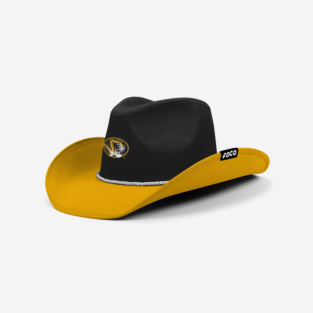 Missouri Tigers Two Tone Cowboy Hat FOCO - FOCO.com