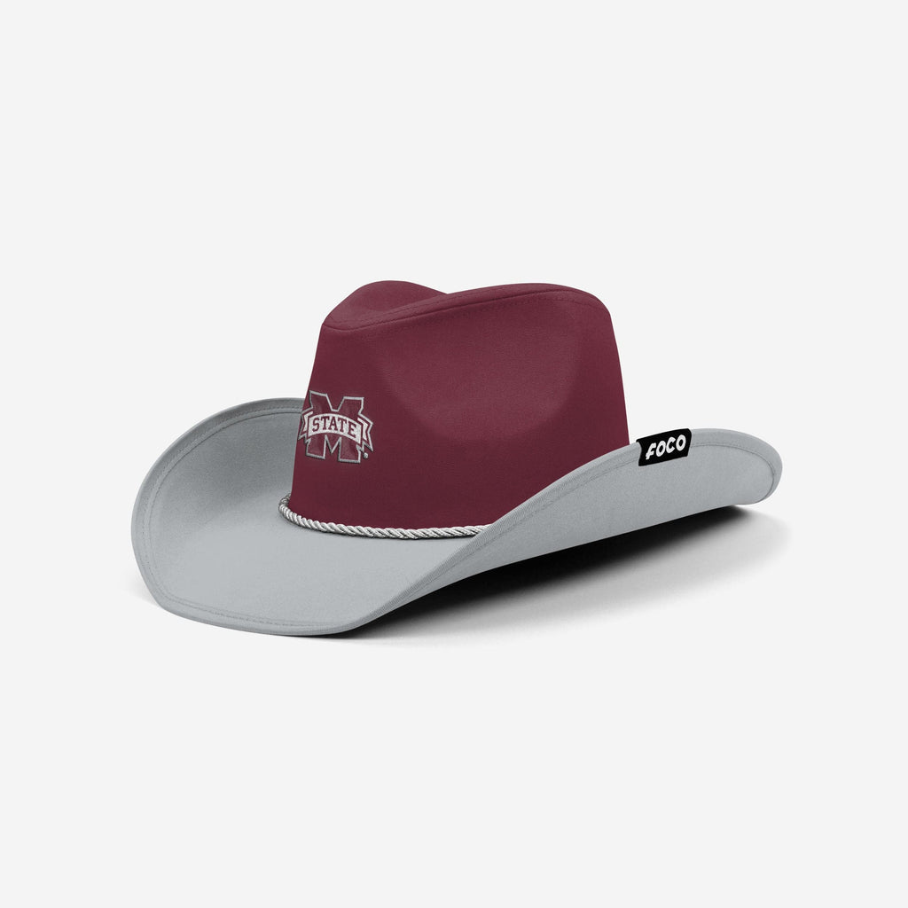 Mississippi State Bulldogs Two Tone Cowboy Hat FOCO - FOCO.com