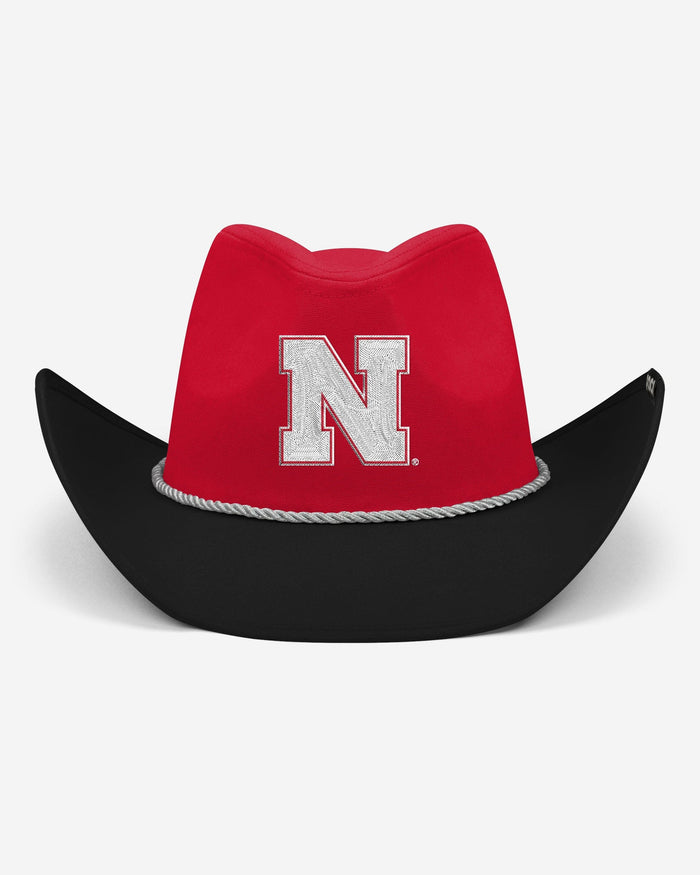 Nebraska Cornhuskers Two Tone Cowboy Hat FOCO - FOCO.com