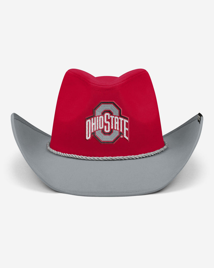 Ohio State Buckeyes Two Tone Cowboy Hat FOCO - FOCO.com