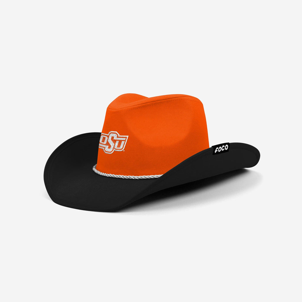 Oklahoma State Cowboys Two Tone Cowboy Hat FOCO - FOCO.com
