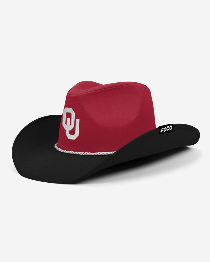 Oklahoma Sooners Two Tone Cowboy Hat FOCO - FOCO.com