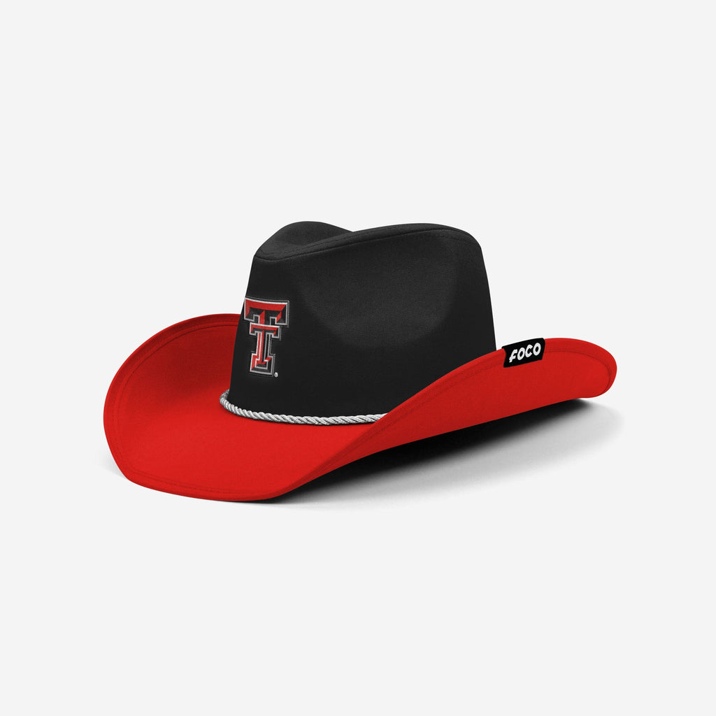 Texas Tech Red Raiders Two Tone Cowboy Hat FOCO - FOCO.com