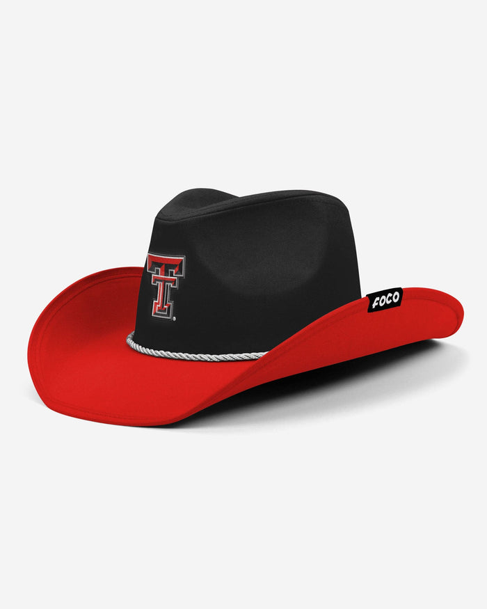 Texas Tech Red Raiders Two Tone Cowboy Hat FOCO - FOCO.com