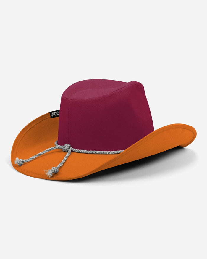 Virginia Tech Hokies Two Tone Cowboy Hat FOCO - FOCO.com