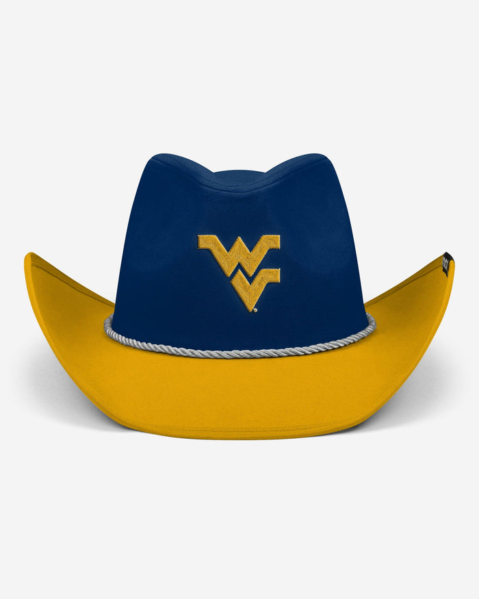 West Virginia Mountaineers Two Tone Cowboy Hat FOCO - FOCO.com