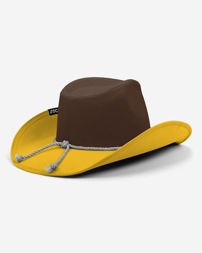 Wyoming Cowboys Two Tone Cowboy Hat FOCO - FOCO.com