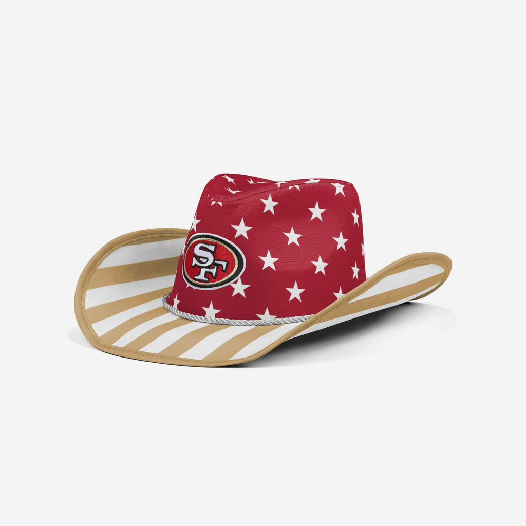 San Francisco 49ers Americana Cowboy Hat FOCO - FOCO.com