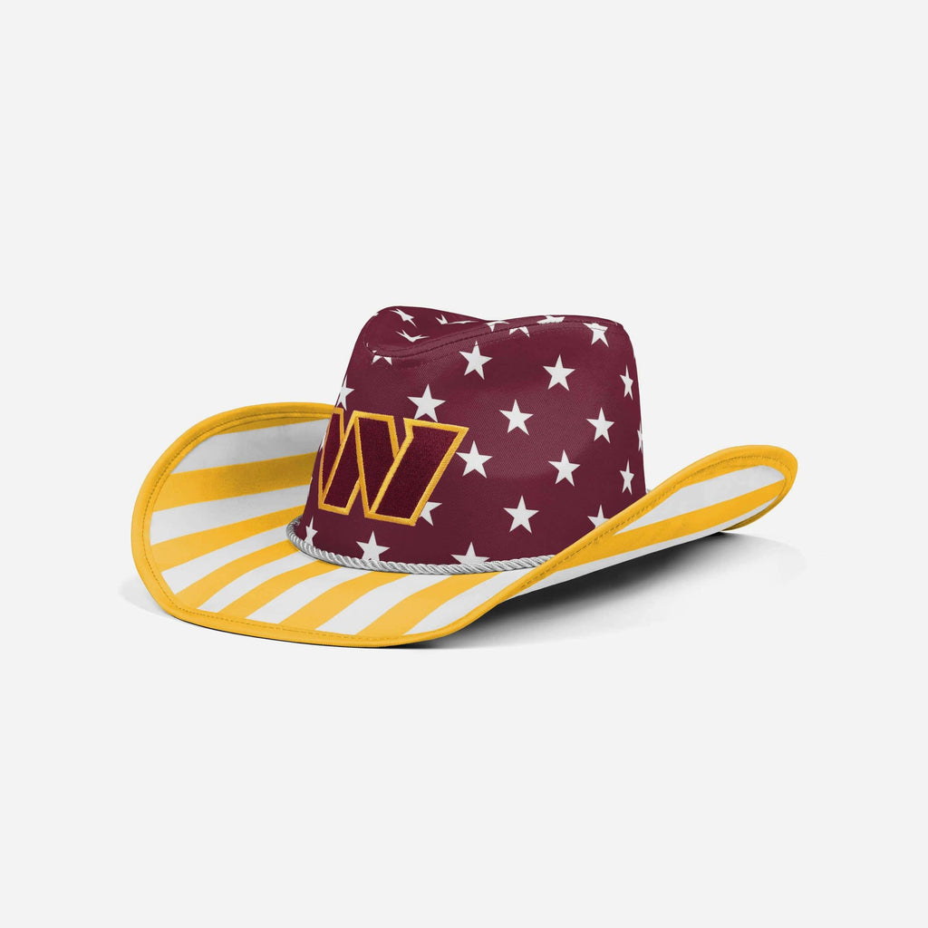 Washington Commanders Americana Cowboy Hat FOCO - FOCO.com