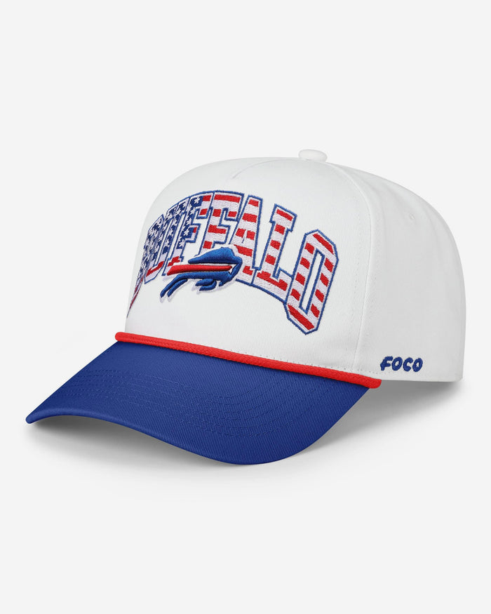 Buffalo Bills Americana Wordmark Marquee RF Cap FOCO - FOCO.com
