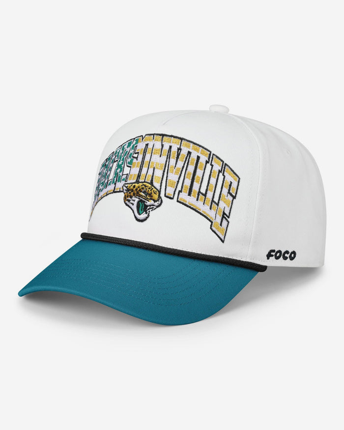 Jacksonville Jaguars Americana Wordmark Marquee RF Cap FOCO - FOCO.com