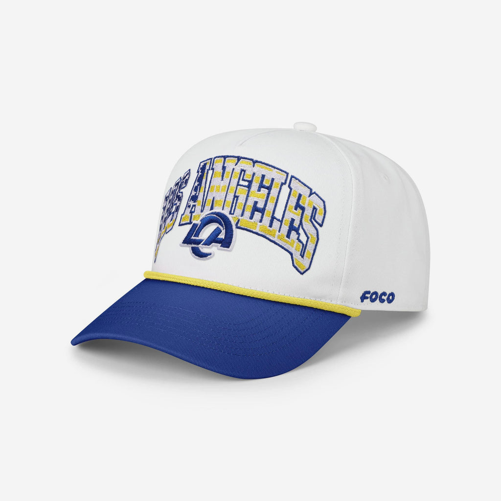 Los Angeles Rams Americana Wordmark Marquee RF Cap FOCO - FOCO.com
