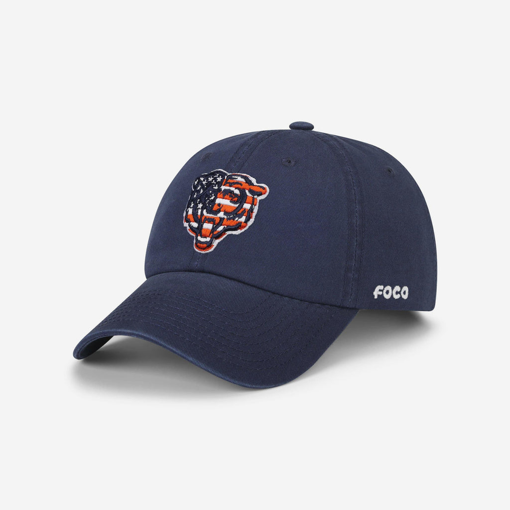 Chicago Bears Americana Primary Logo Casual Cap FOCO - FOCO.com
