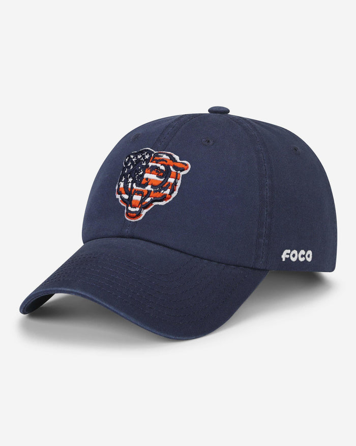 Chicago Bears Americana Primary Logo Casual Cap FOCO - FOCO.com