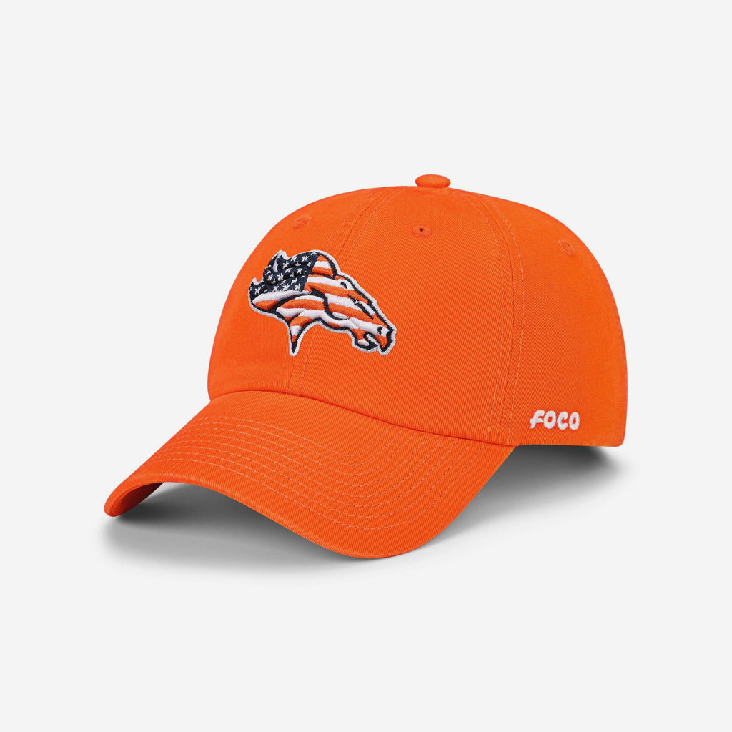 Denver Broncos Americana Primary Logo Casual Cap FOCO - FOCO.com