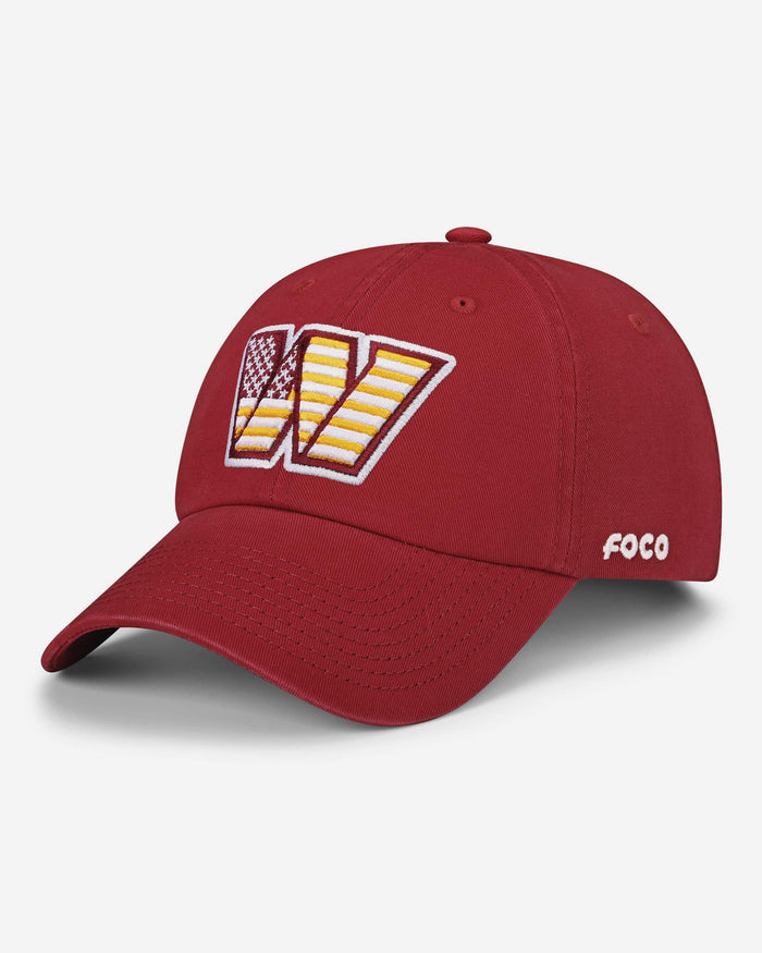Washington Commanders Americana Primary Logo Casual Cap FOCO - FOCO.com