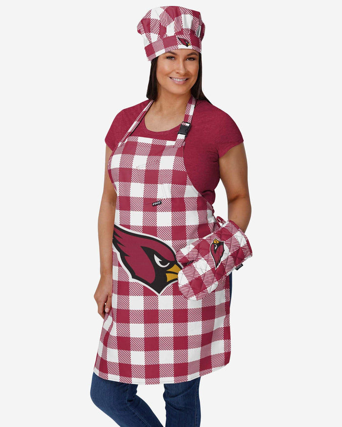Arizona Cardinals Plaid Chef Hat FOCO - FOCO.com