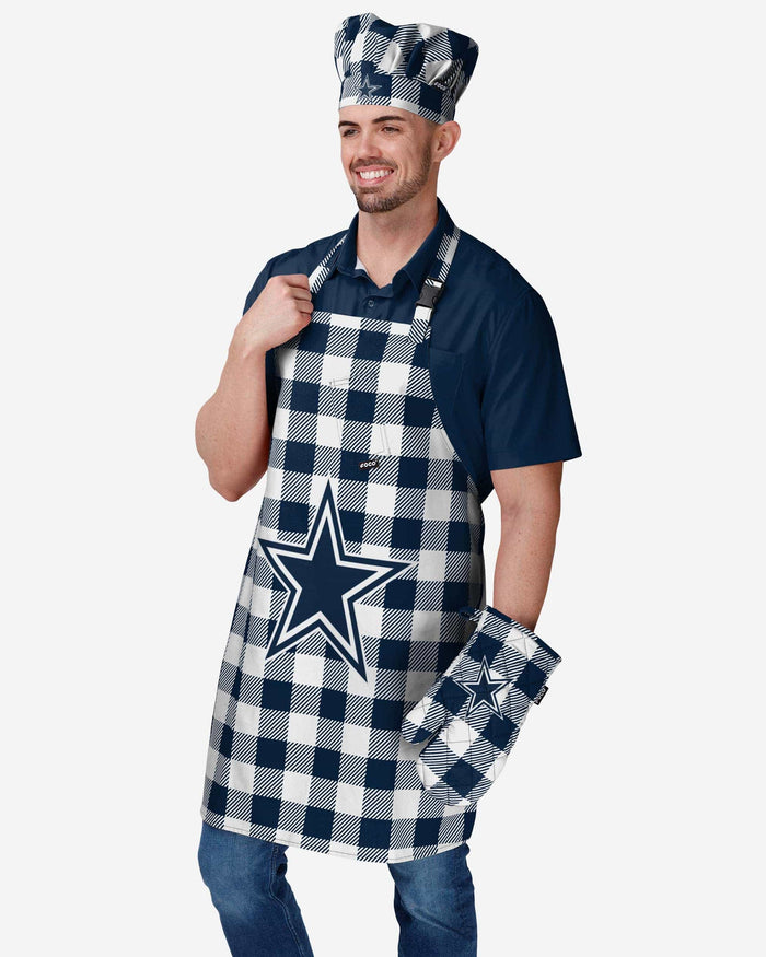 Dallas Cowboys Plaid Chef Hat FOCO - FOCO.com