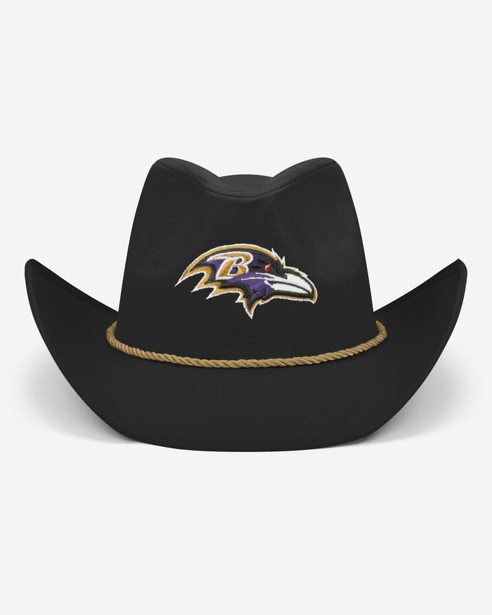 Baltimore Ravens Black Cowboy Hat FOCO - FOCO.com