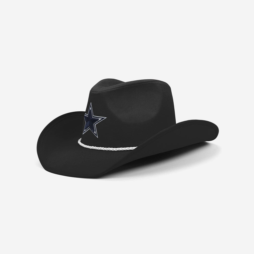 Dallas Cowboys Black Cowboy Hat FOCO - FOCO.com