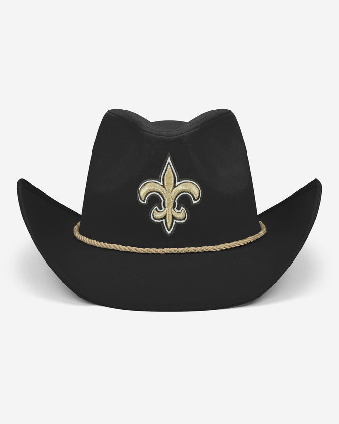 New Orleans Saints Black Cowboy Hat FOCO - FOCO.com