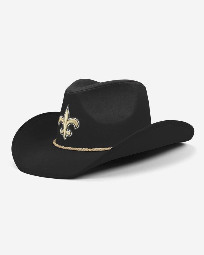 New Orleans Saints Black Cowboy Hat FOCO - FOCO.com