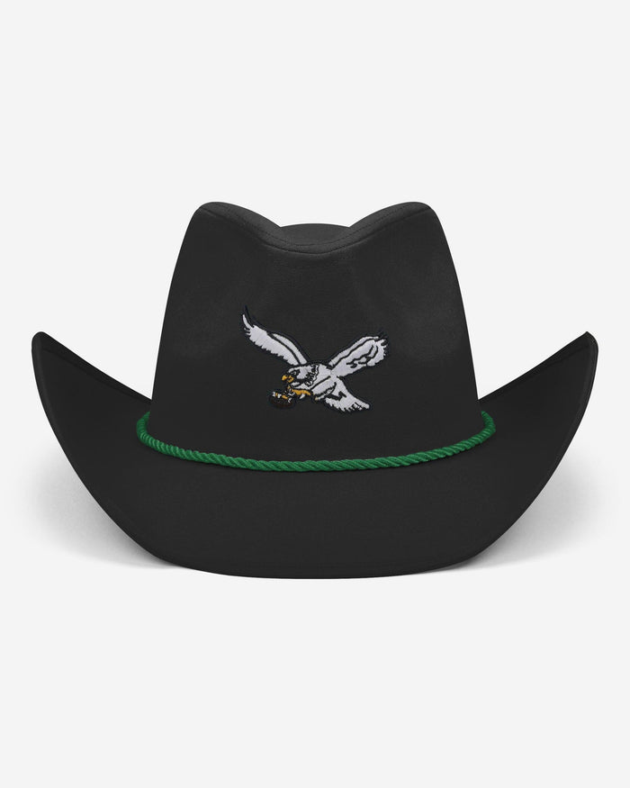 Philadelphia Eagles Retro Black Cowboy Hat FOCO - FOCO.com