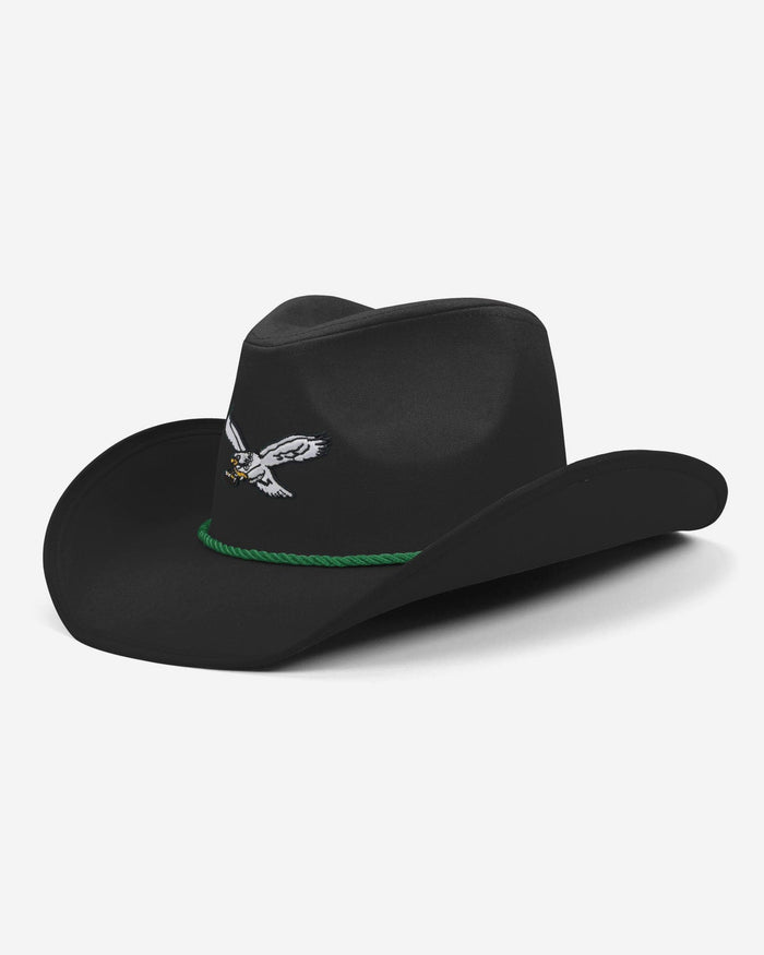 Philadelphia Eagles Retro Black Cowboy Hat FOCO - FOCO.com