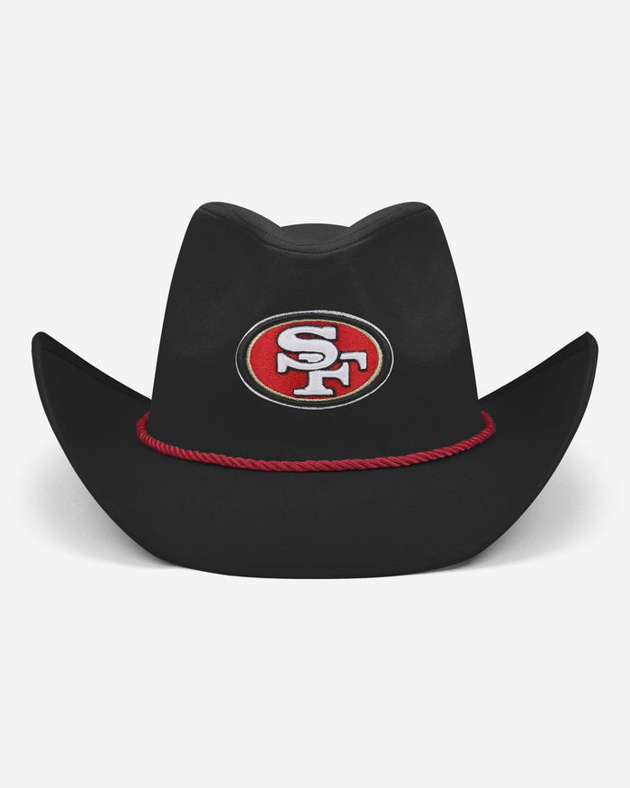 San Francisco 49ers Black Cowboy Hat FOCO - FOCO.com