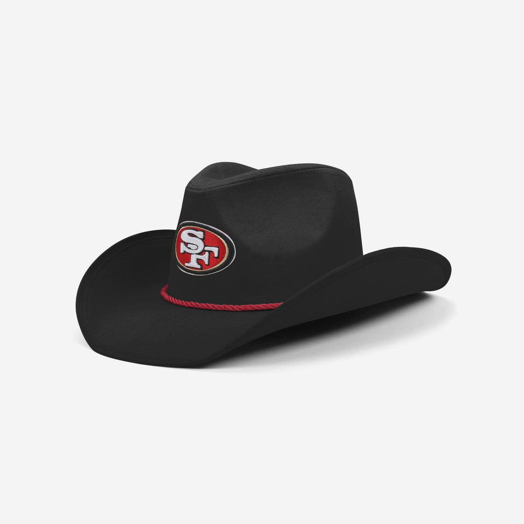San Francisco 49ers Black Cowboy Hat FOCO - FOCO.com