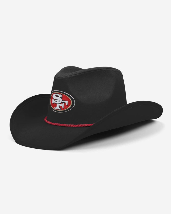 San Francisco 49ers Black Cowboy Hat FOCO - FOCO.com