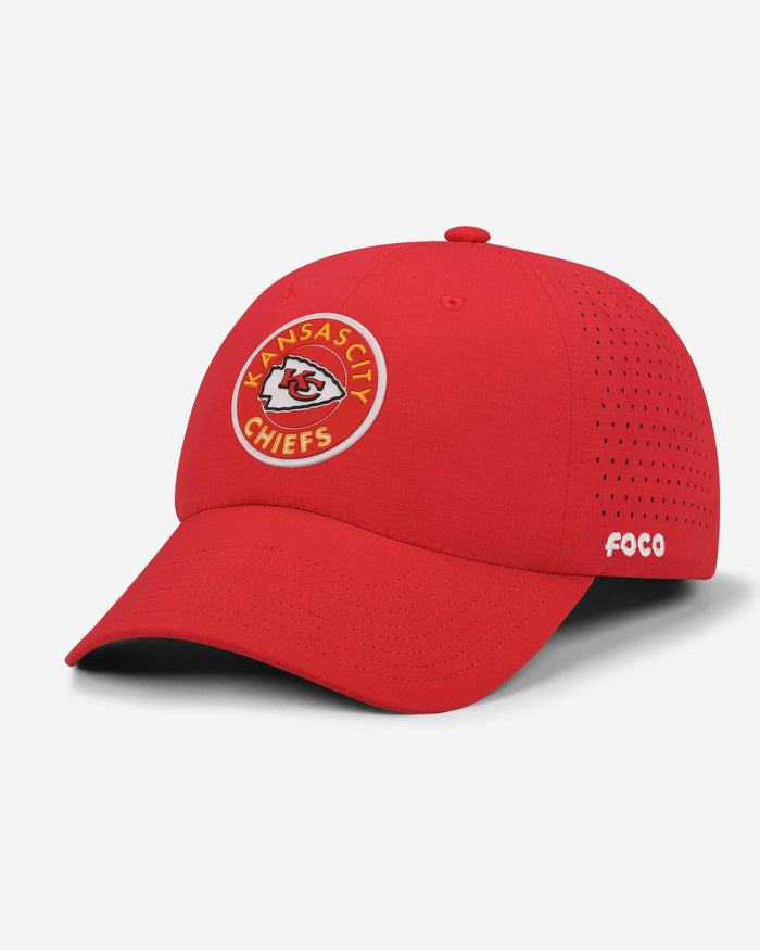 Kansas City Chiefs Circular Patch Casual Cap FOCO - FOCO.com