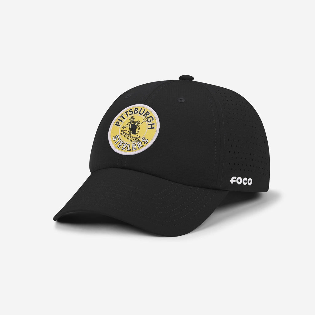 Pittsburgh Steelers Retro Circular Patch Casual Cap FOCO - FOCO.com