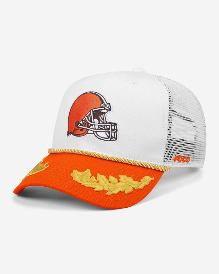 Cleveland Browns Captains Trucker Cap FOCO - FOCO.com