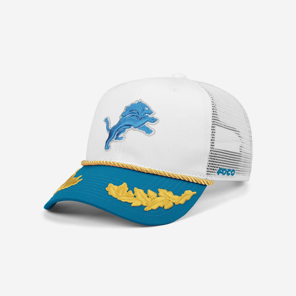 Detroit Lions Captains Trucker Cap FOCO - FOCO.com