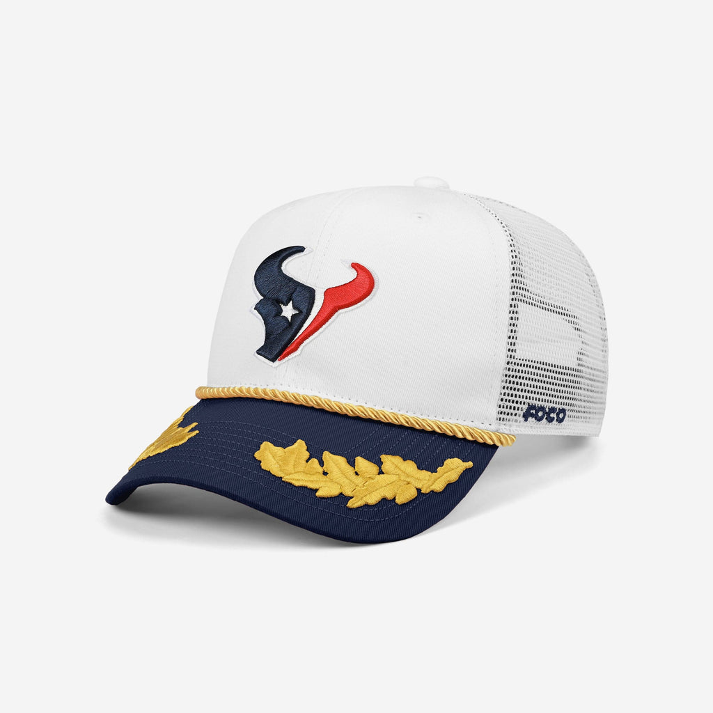 Houston Texans Captains Trucker Cap FOCO - FOCO.com