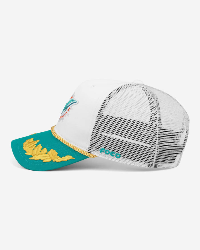 Miami Dolphins Captains Trucker Cap FOCO - FOCO.com