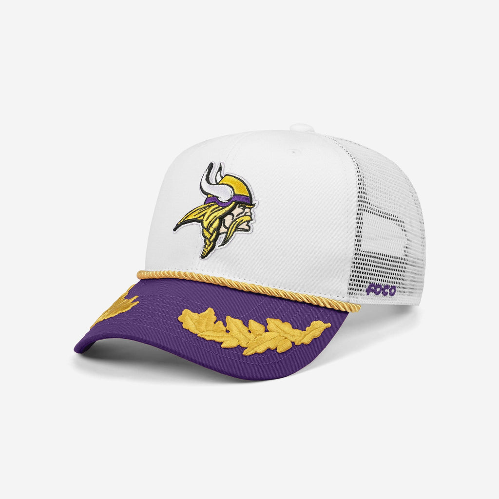 Minnesota Vikings Captains Trucker Cap FOCO - FOCO.com