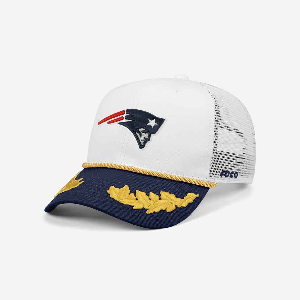 New England Patriots Captains Trucker Cap FOCO - FOCO.com