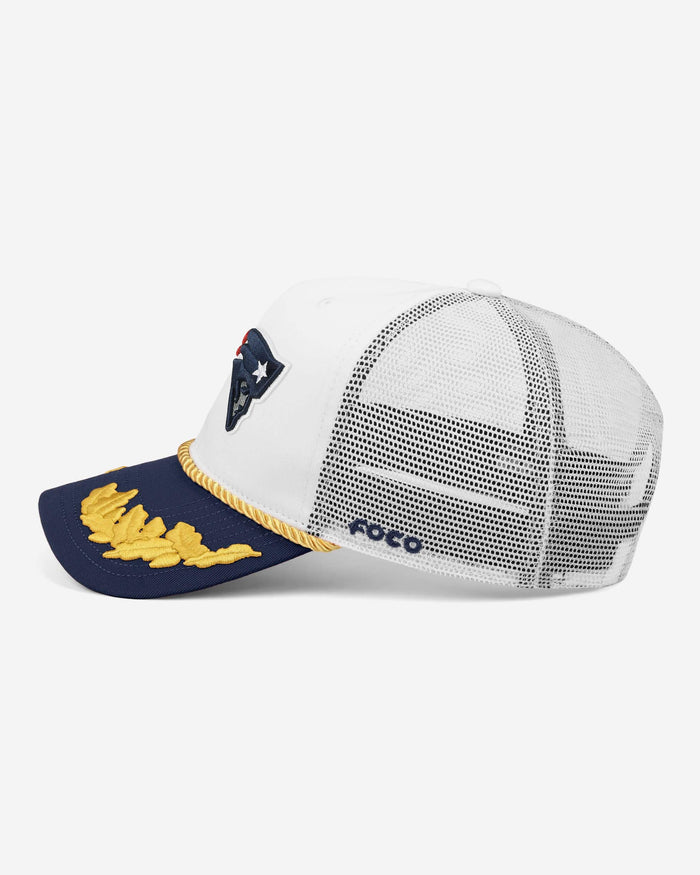 New England Patriots Captains Trucker Cap FOCO - FOCO.com