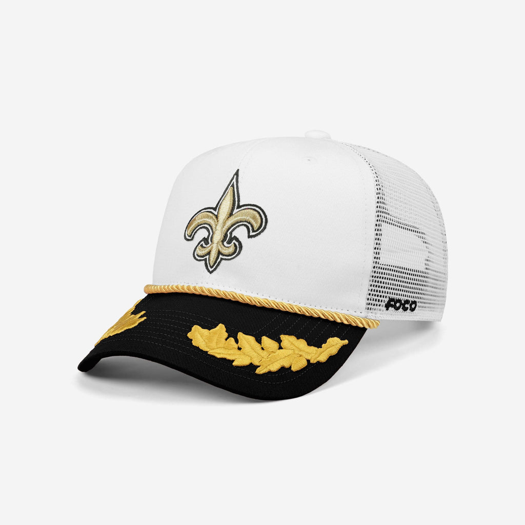 New Orleans Saints Captains Trucker Cap FOCO - FOCO.com