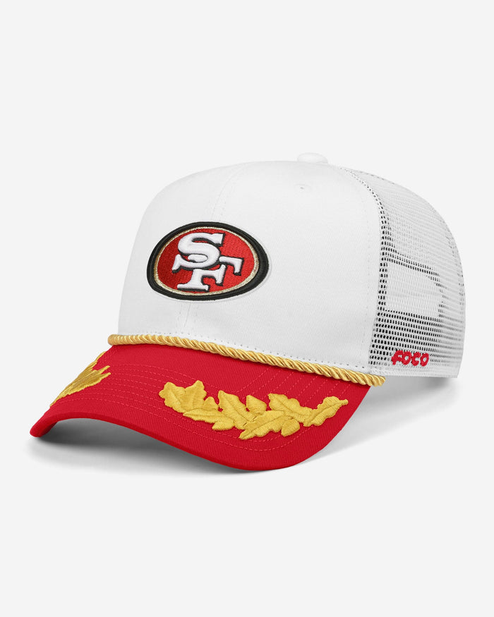 San Francisco 49ers Captains Trucker Cap FOCO - FOCO.com