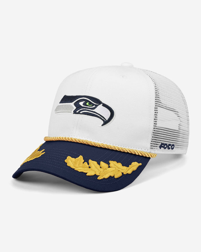 Seattle Seahawks Captains Trucker Cap FOCO - FOCO.com