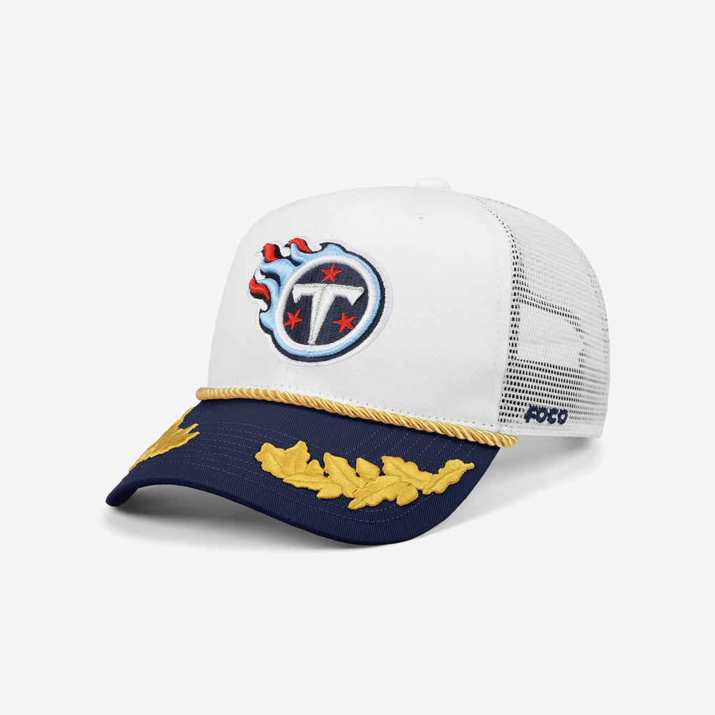 Tennessee Titans Captains Trucker Cap FOCO - FOCO.com