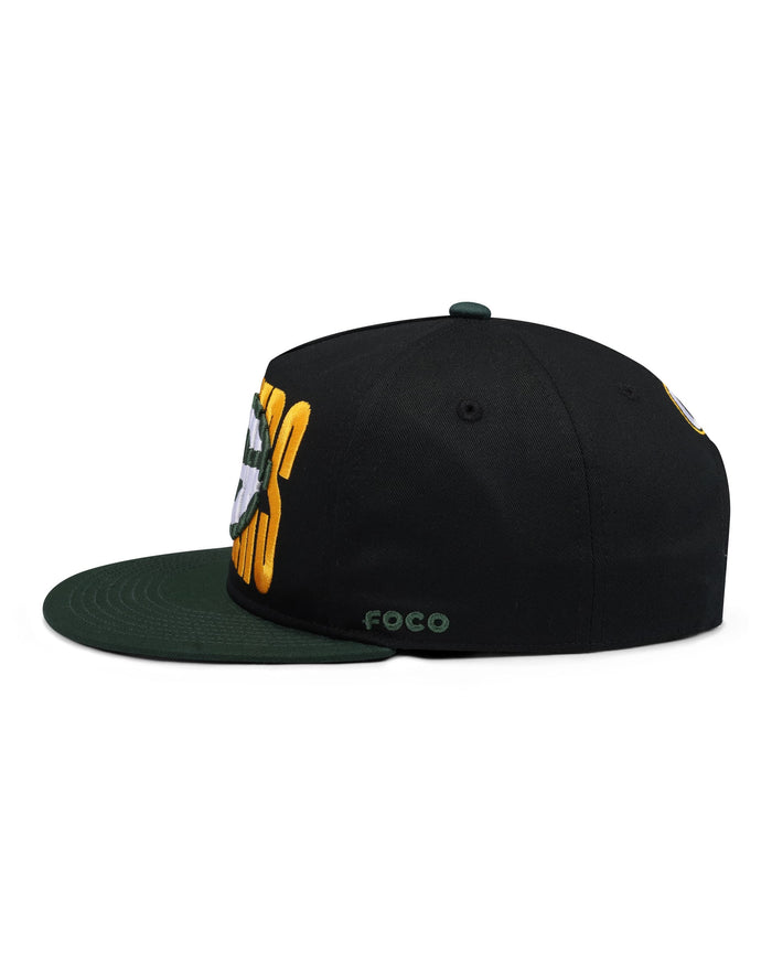 Green Bay Packers Cut Logo Primetime RF Cap FOCO - FOCO.com
