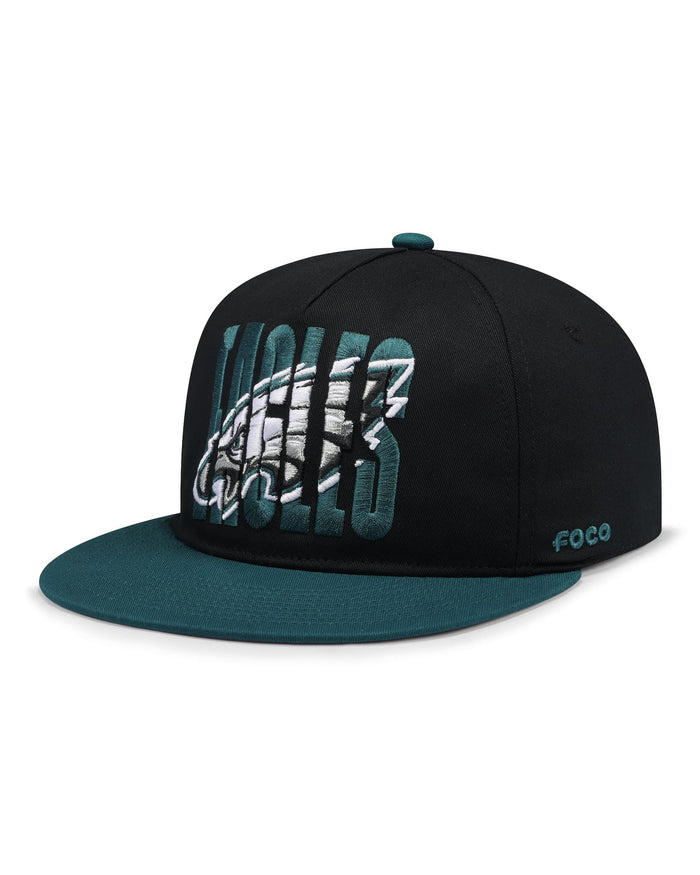 Philadelphia Eagles Cut Logo Primetime RF Cap FOCO - FOCO.com