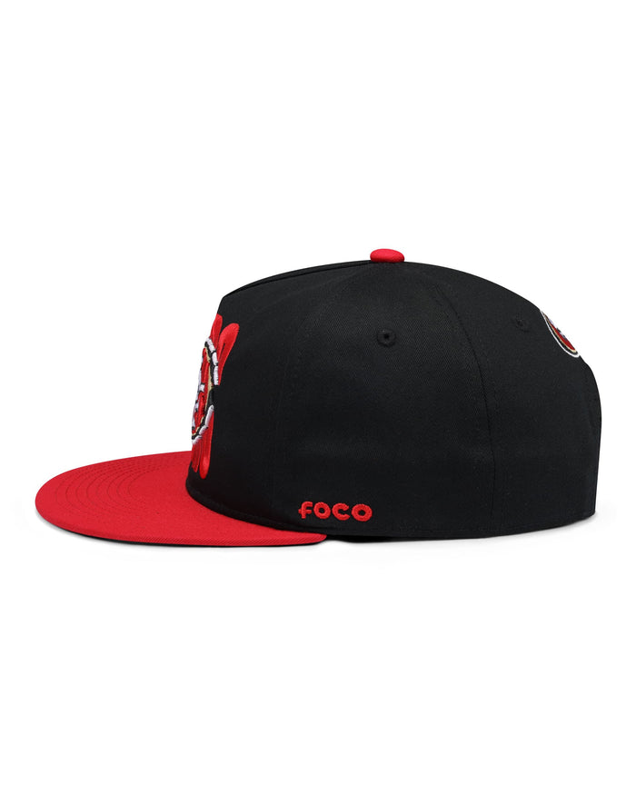 San Francisco 49ers Cut Logo Primetime RF Cap FOCO - FOCO.com