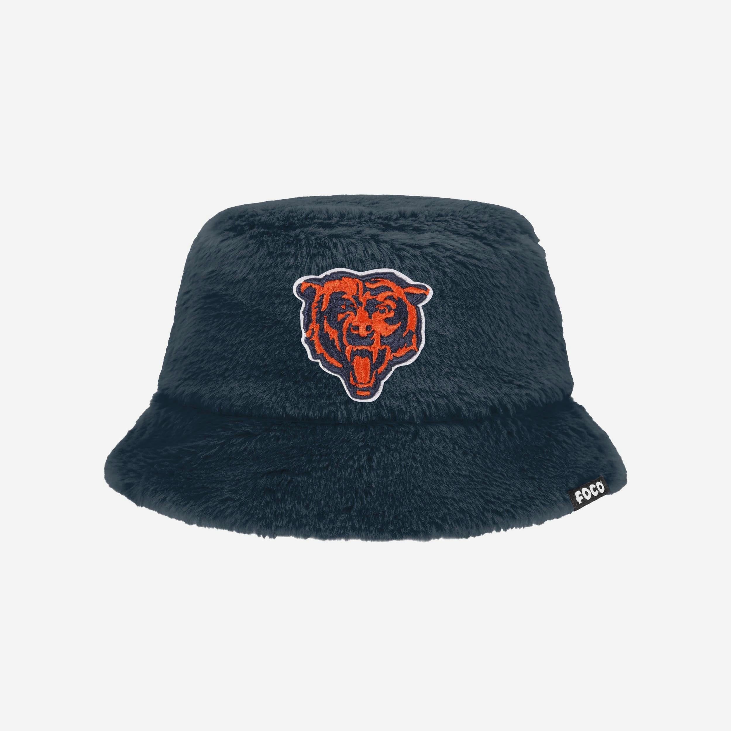 Chicago Bears Reversible Faux Fur Bucket Hat FOCO